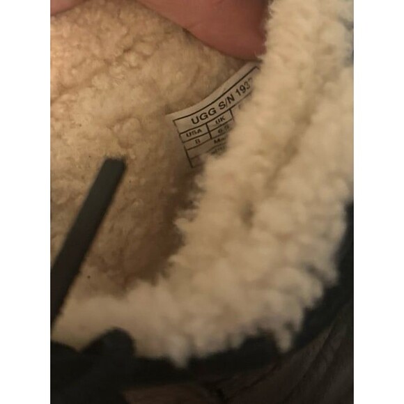 Ugg Black Leather Boots - Picture 7 of 7